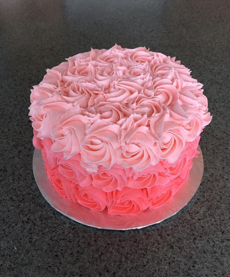 Pink Ombre Rosette