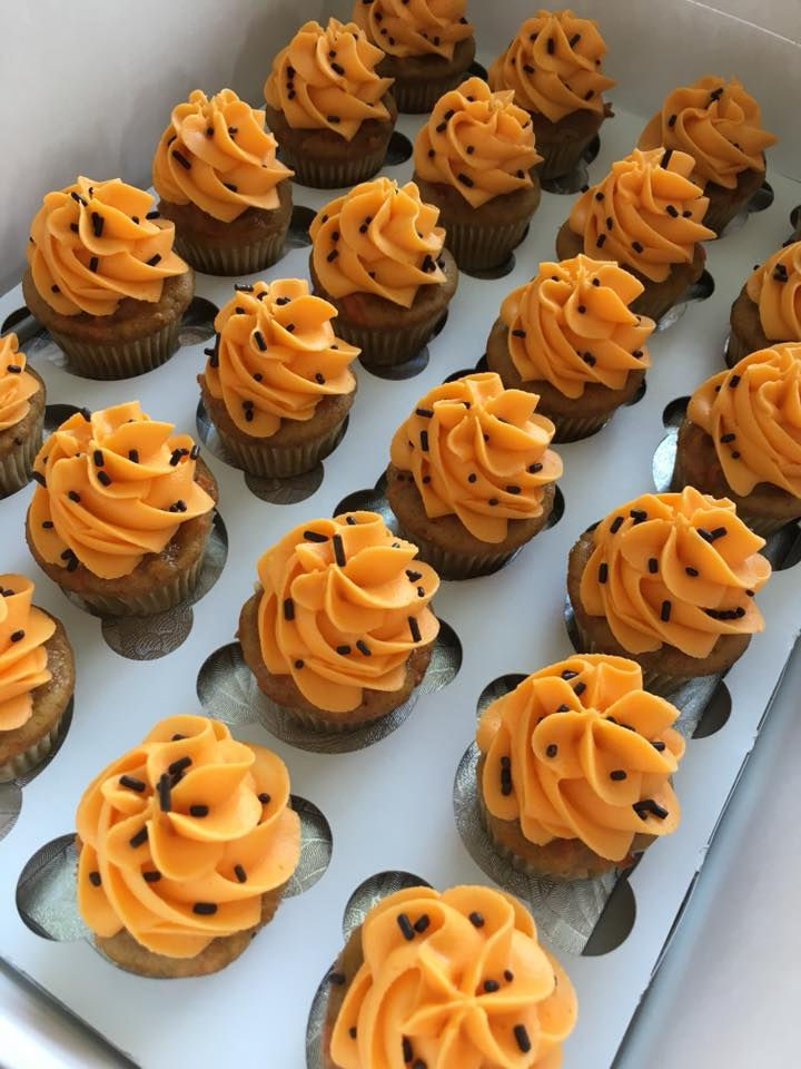Mini Orange Cupcakes