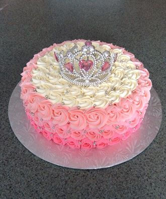 Princess Rosette Cake