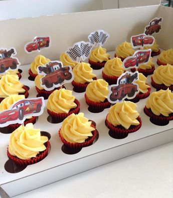 "Cars" Themed Mini Cupcakes
