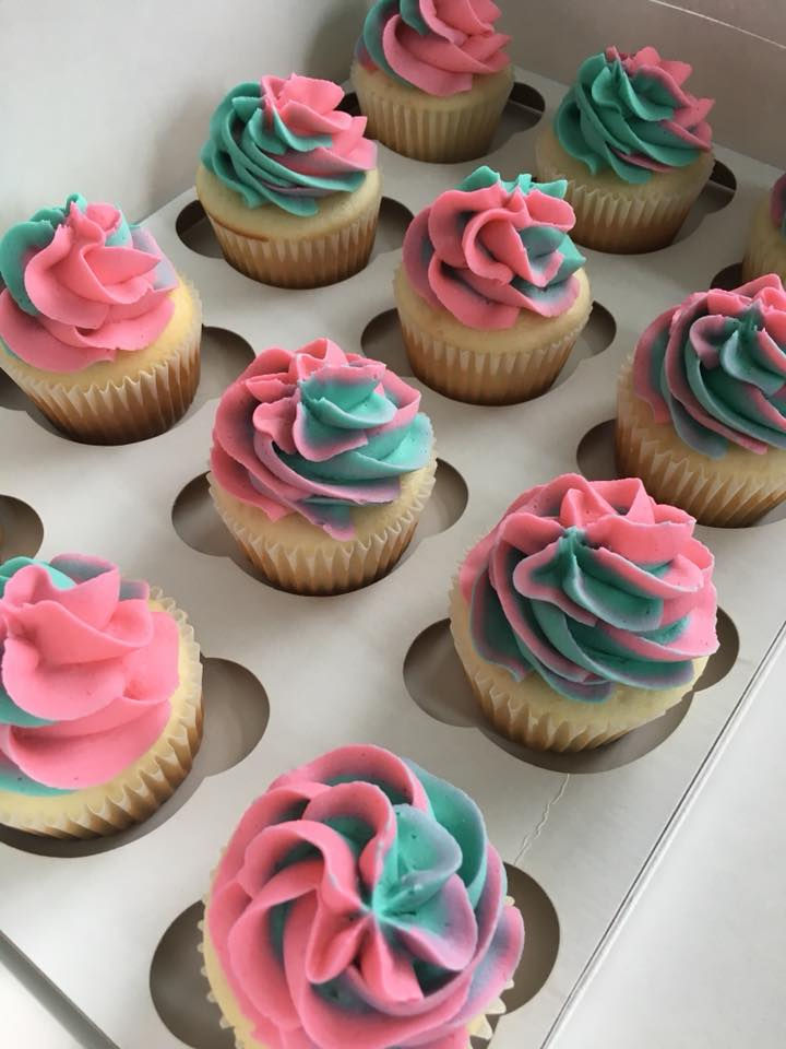Gender Reveal Cupcakes