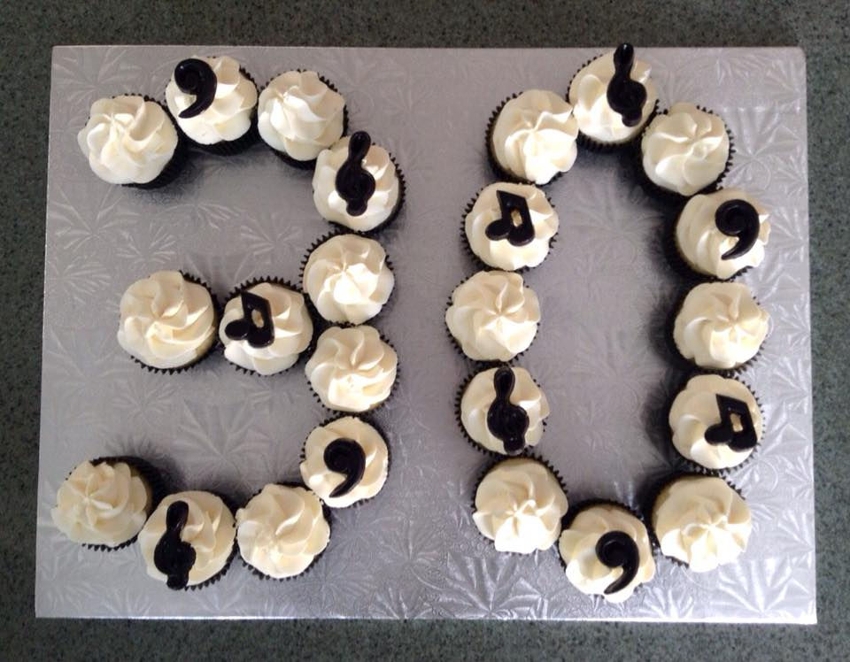 Milestone Birthday Cupcakes