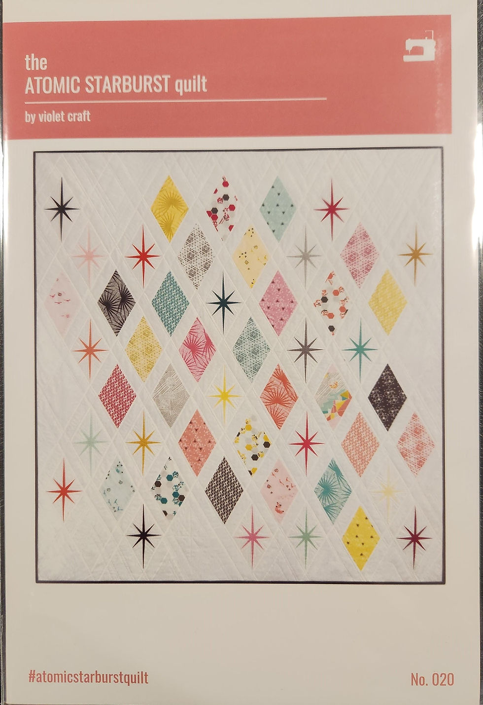 Violet Craft---Atomic Burst quilt pattern. 