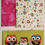 Thumbnail: Piece of owl themed fabric bundle