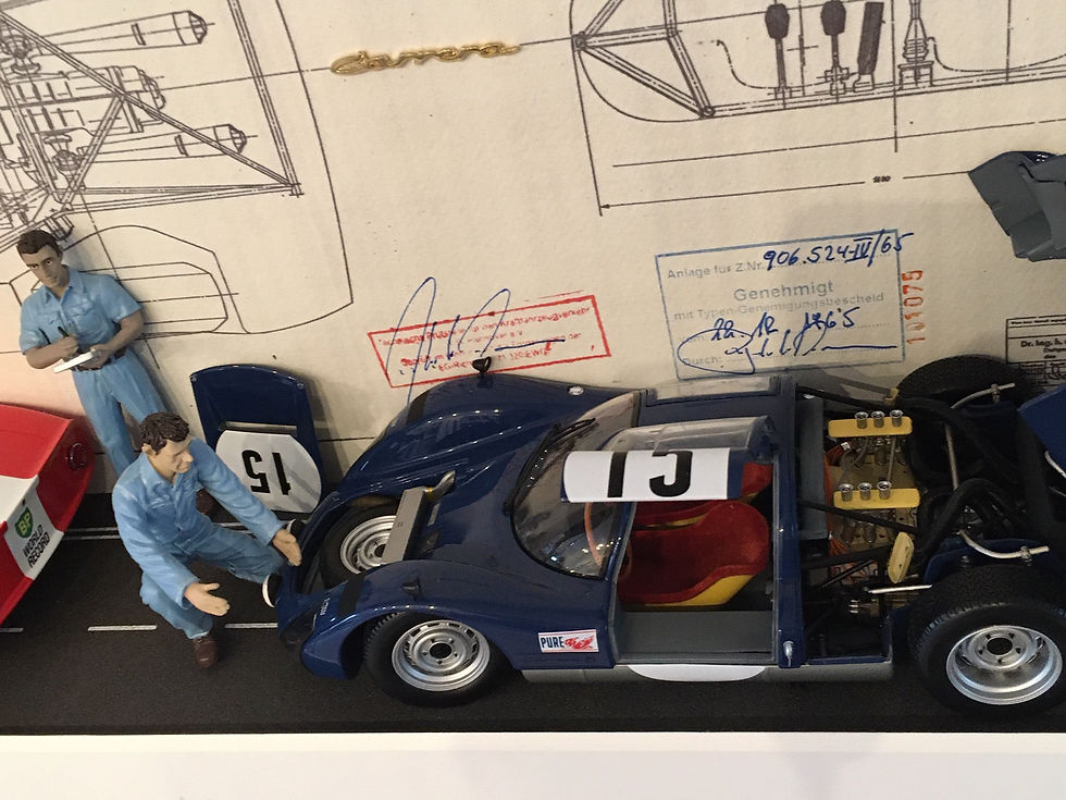 Miniaturbild: Dauersieger Porsche 906 = Carrera 6 im M. 1:18