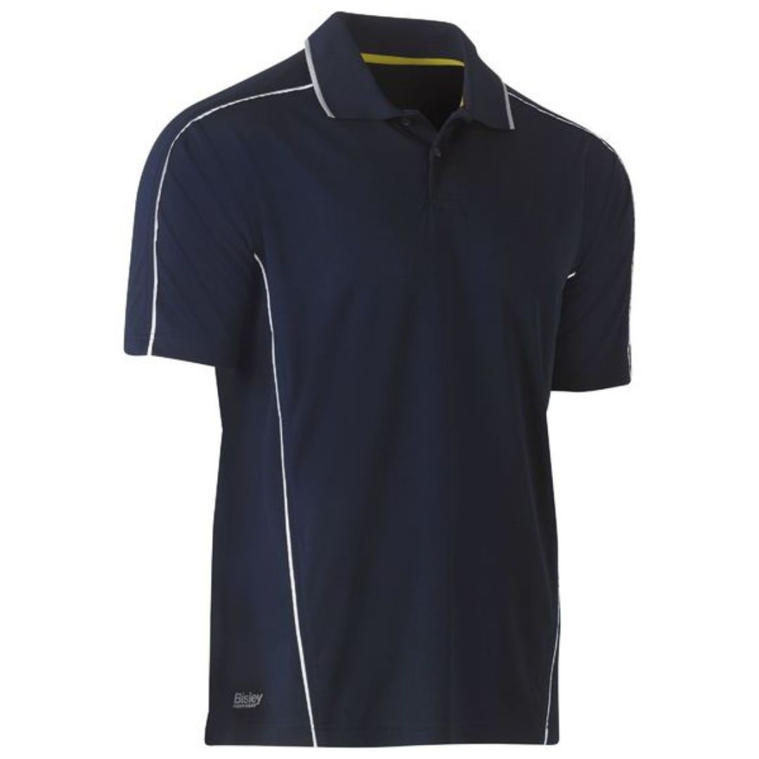 Bisley Cool Mesh Polo with Reflective Piping (BK1425)