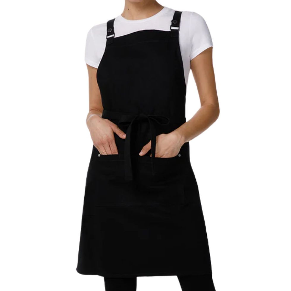 Thumbnail: Chef Works Byron Cross-Back Apron (ACRS602-BLK) Fresh Cafe