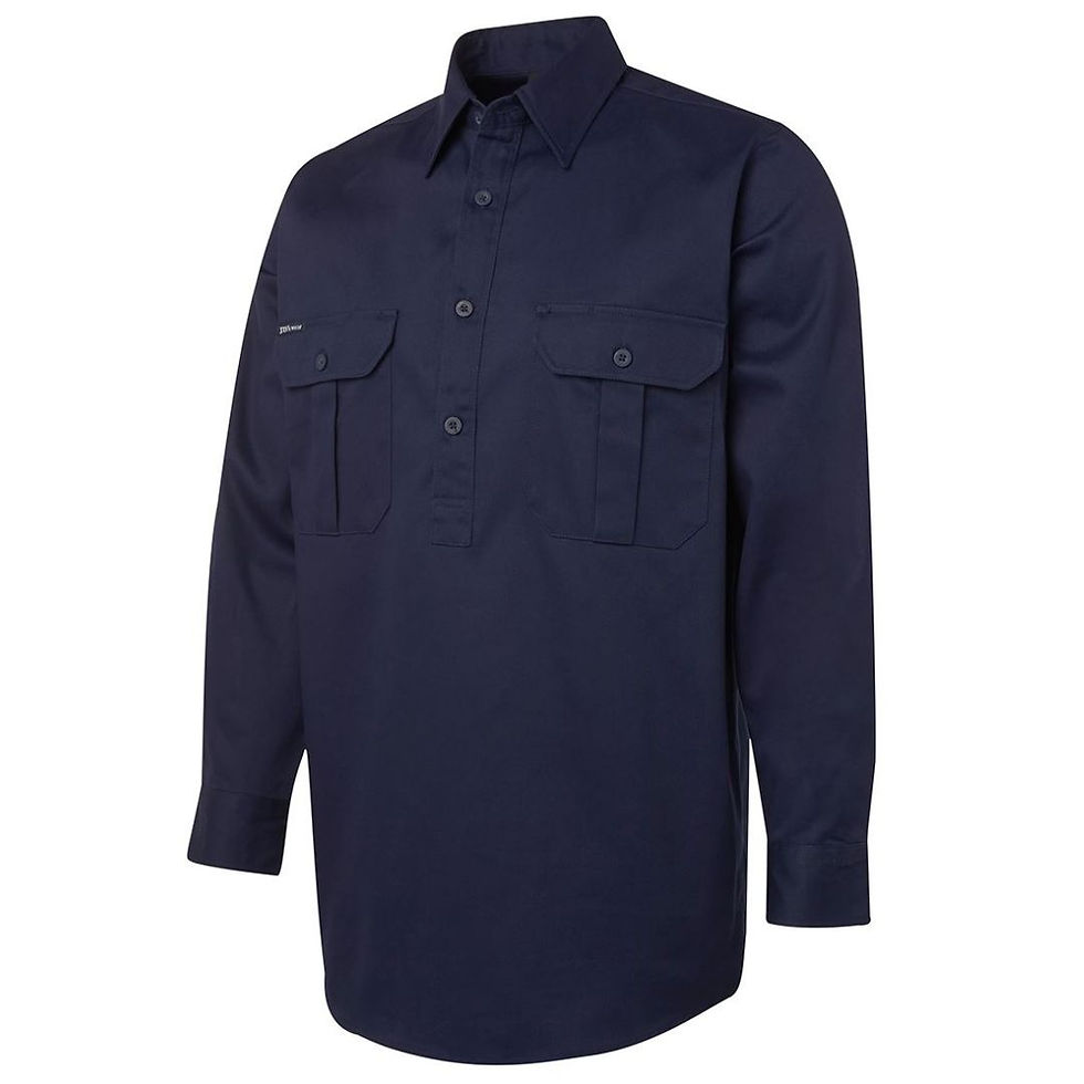 Thumbnail: JB's Close Front L/S 190G Work Shirt (6WSCF)