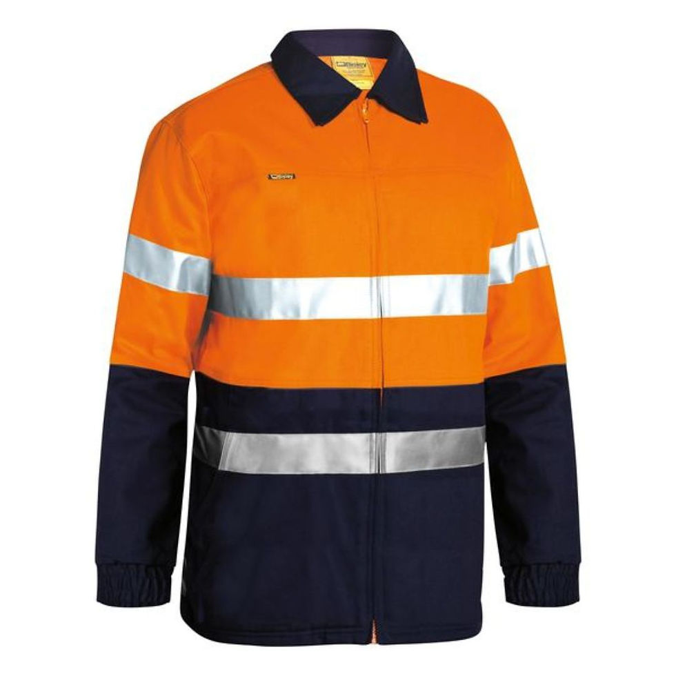 Thumbnail: Bisley Taped HiVis Drill Jacket (BK6710T)