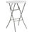 Thumbnail: 31.25 In. Granite White Plastic Tabletop Metal Frame Folding Table