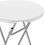 Thumbnail: 31.25 In. Granite White Plastic Tabletop Metal Frame Folding Table