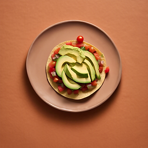 Tostada de Aguacate