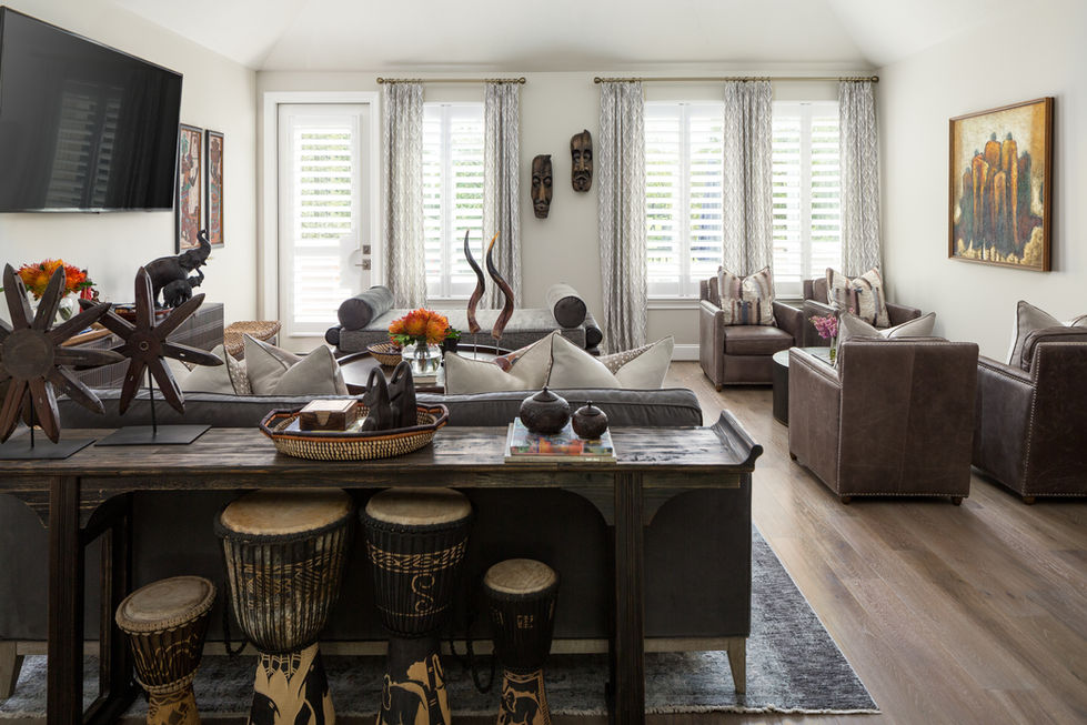 Afro-centric Richmond TX Living Space