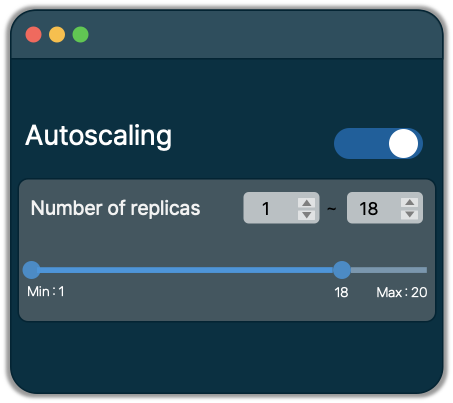 Air cloud autoscaling option
