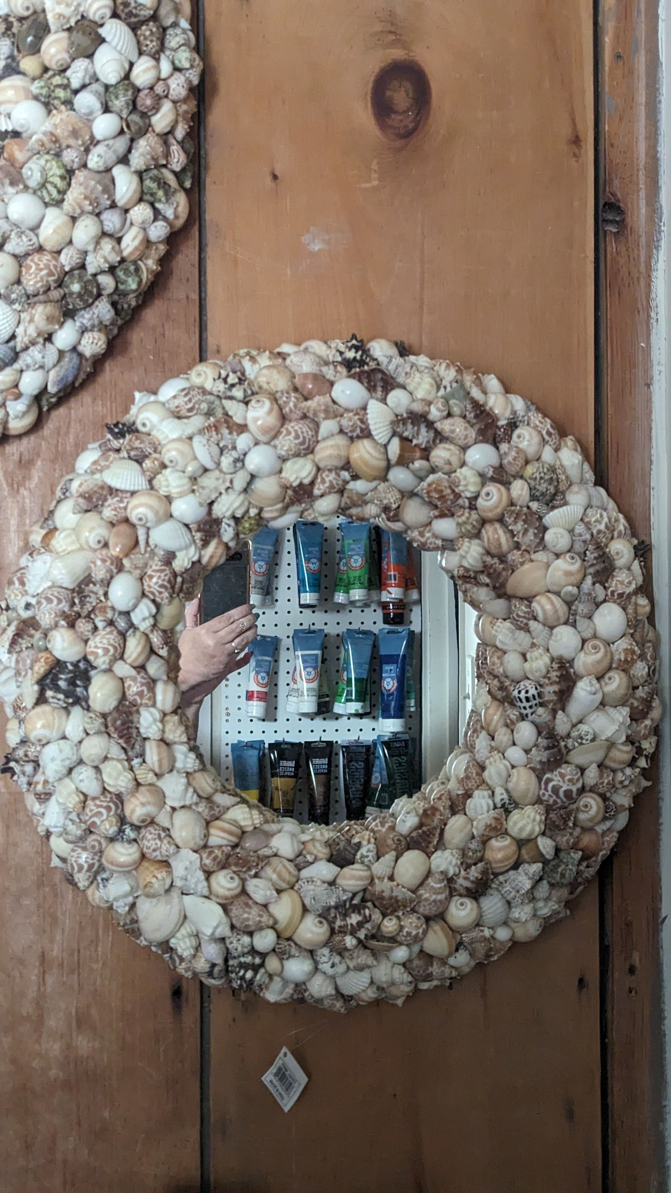 26" SEA SHELL MIRROR