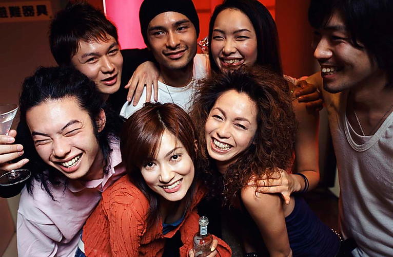 Partying with Friends