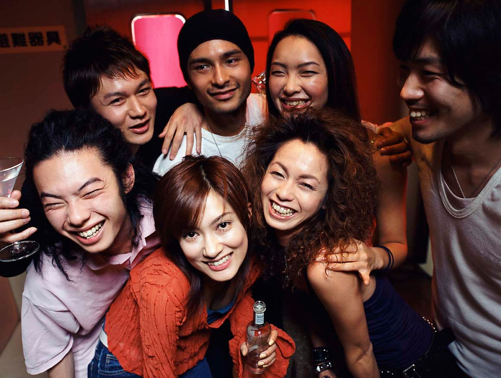 Group Smiling Together