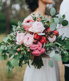 Wedding Bouquet Closeup