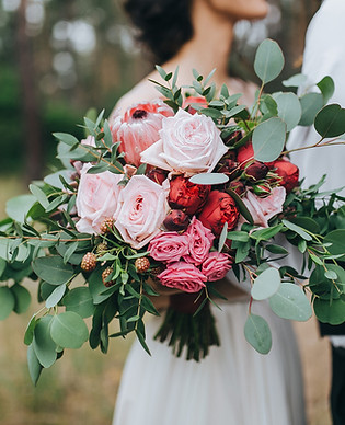 Wedding Bouquet Closeup