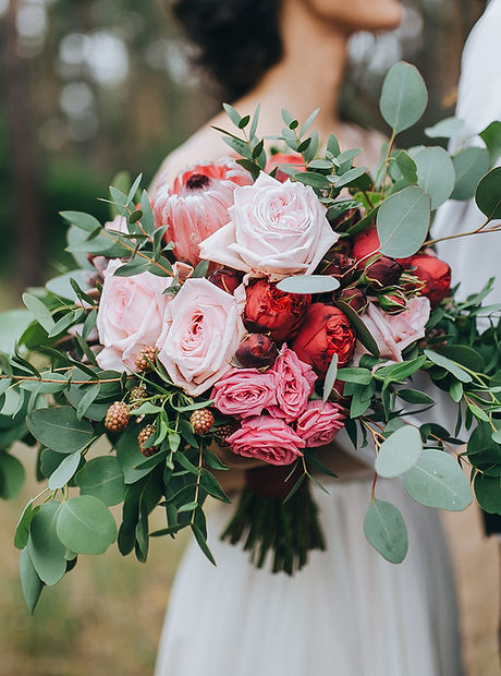 Wedding Bouquet Close-Up