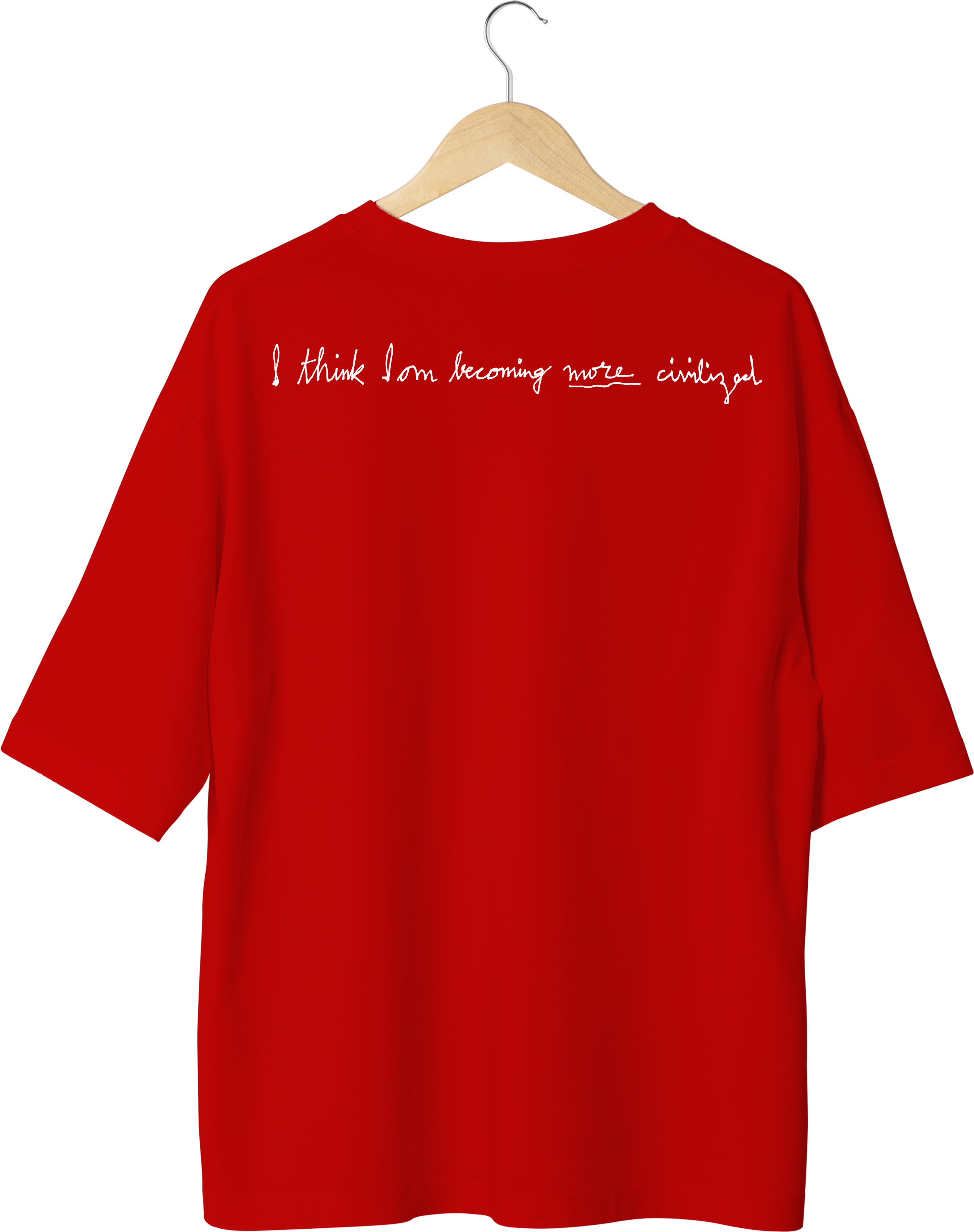 Civilized Oversized Tee front view