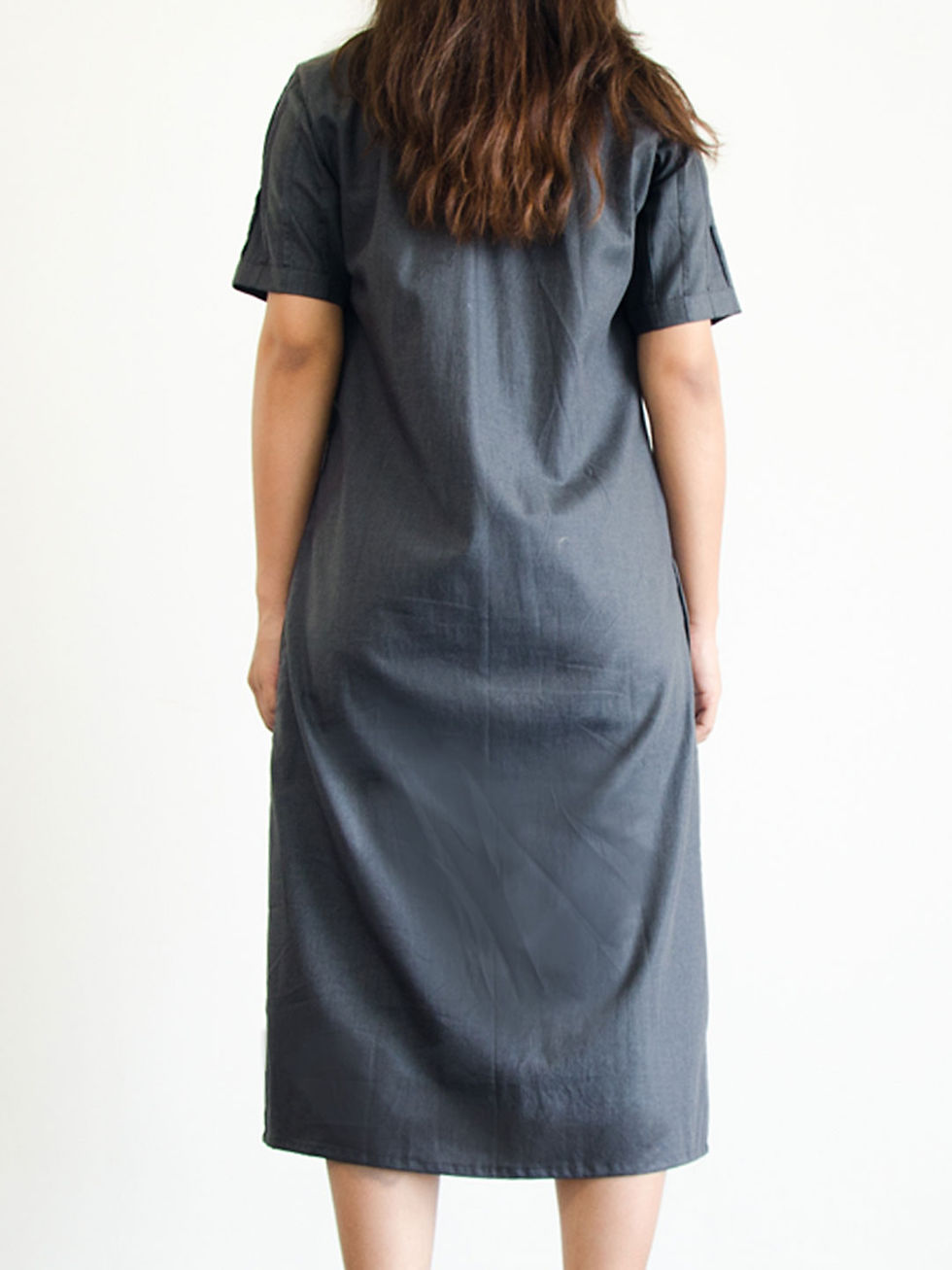 Thumbnail: Amp22 Shirt Dress back view