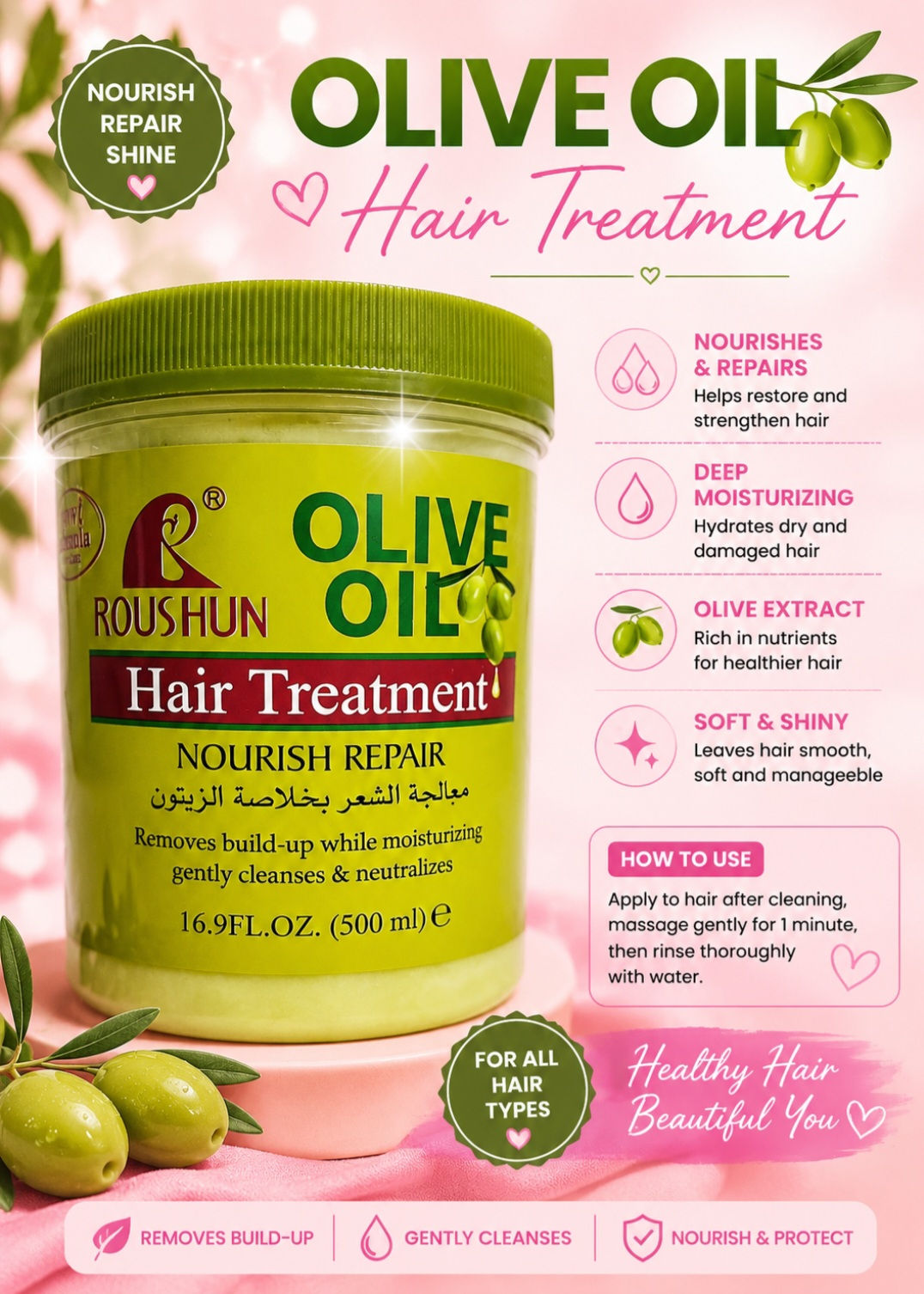 Olive Oil Hair Treatment