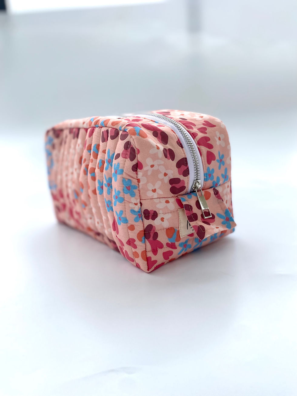 Fuşya Leopar Kapitone Organizer