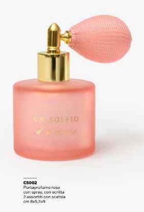 Porta profumo con spray