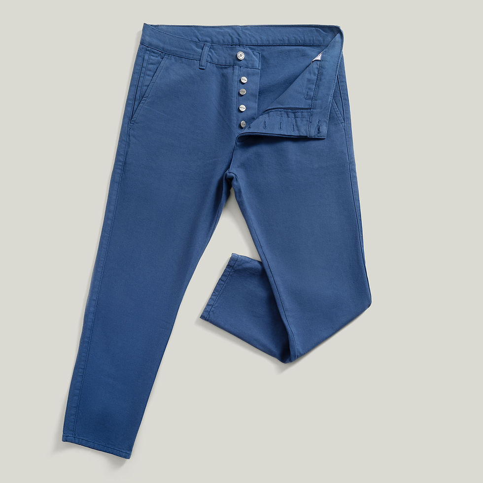 Head Hunter's İndigo Pamuklu Straight Pantolon