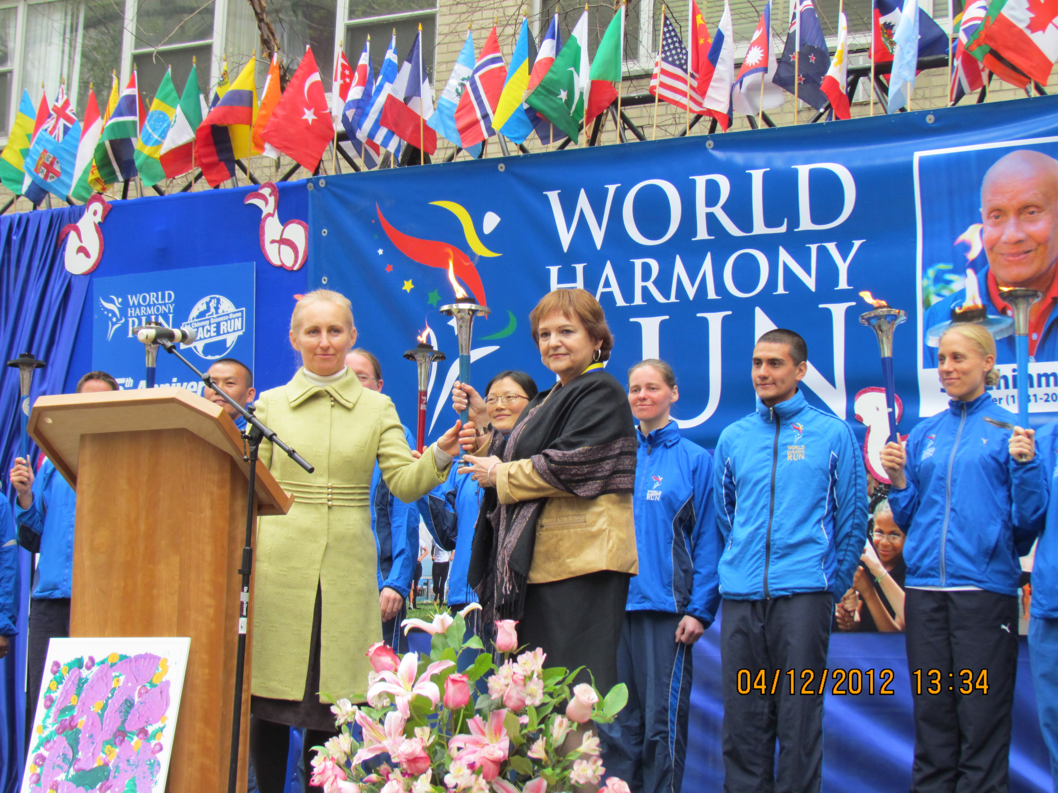 World Harmony Torch Bearer Ceremony