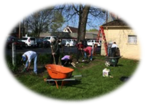 More Volunteers at work