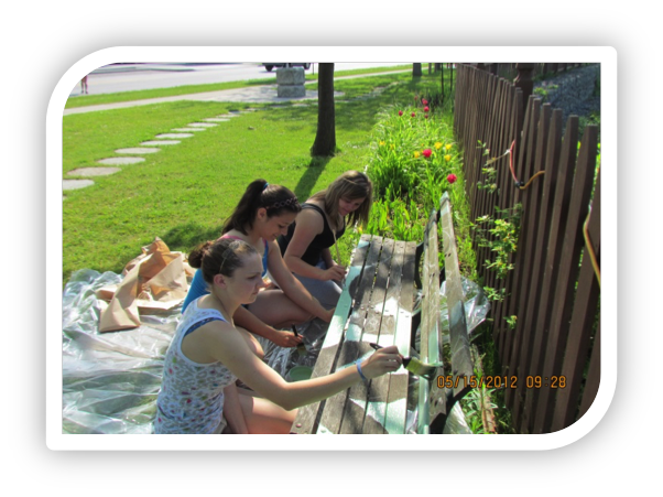 Children Volunteers at Work