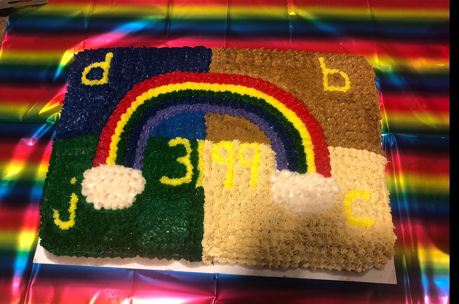 Decorated Sheet Cake