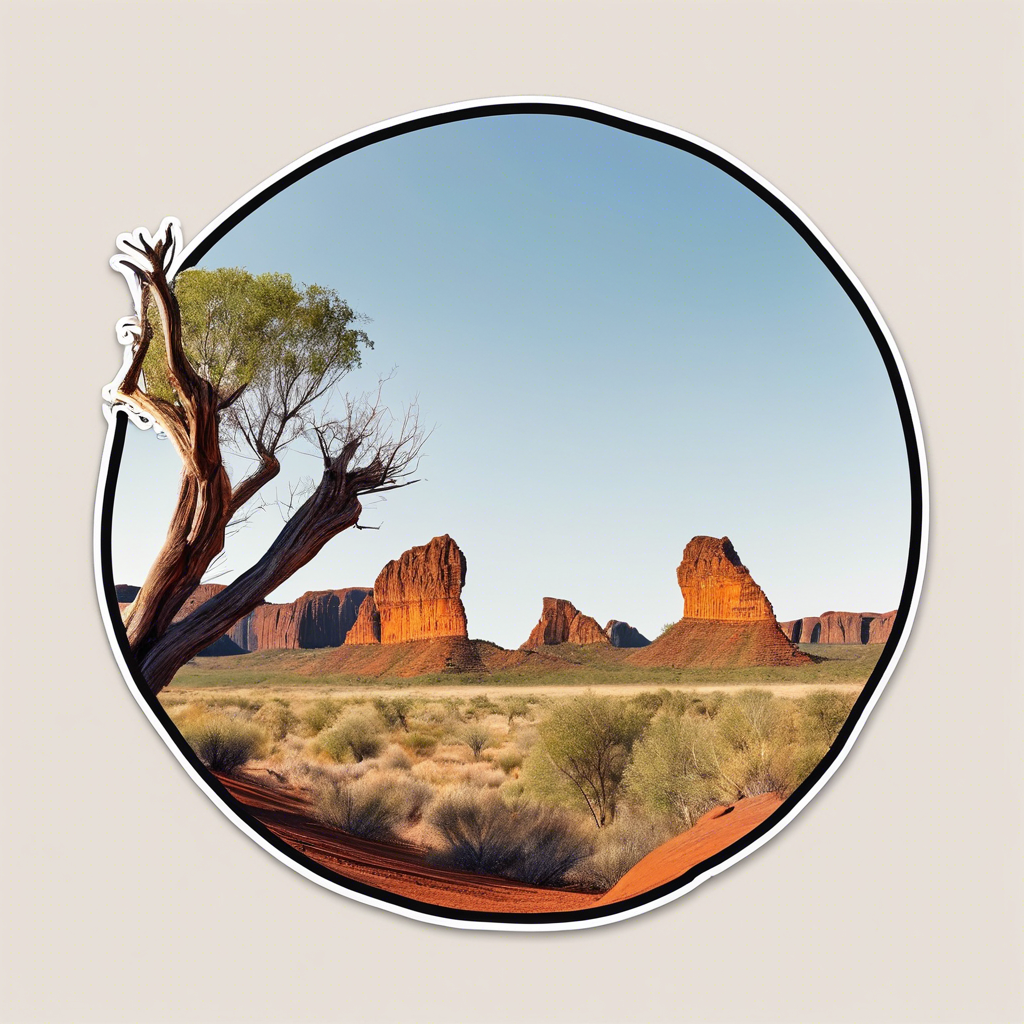 Purnululu National Park Large Sticker