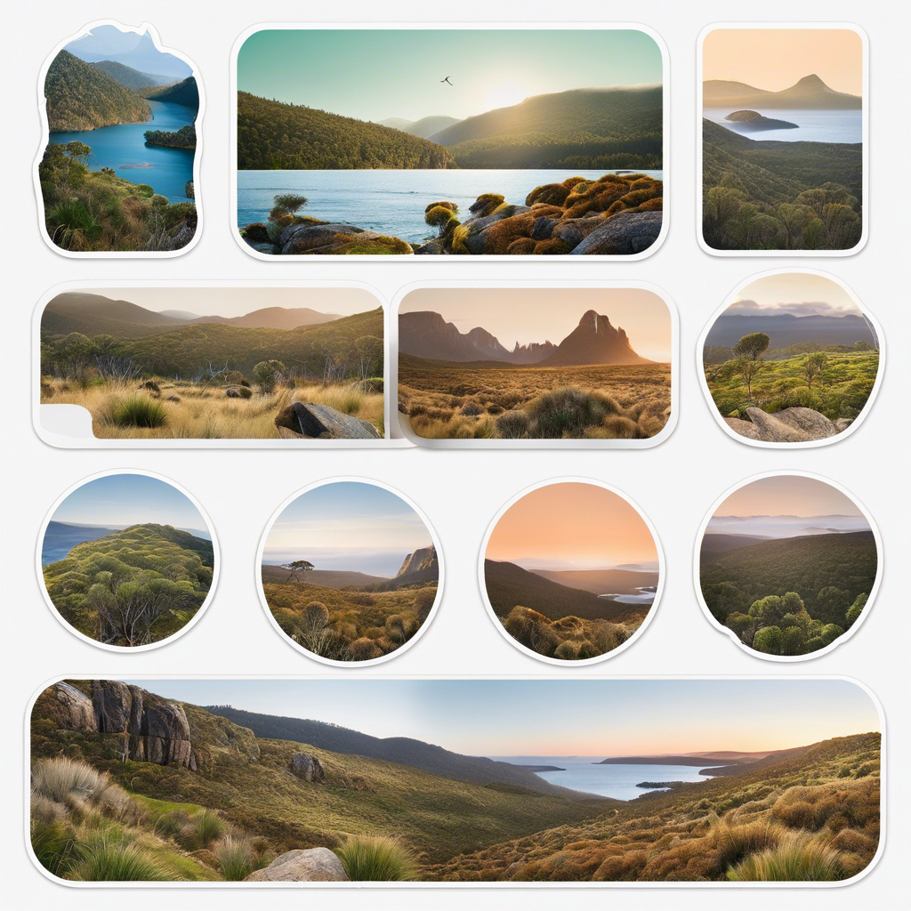 Tasmanian Wilderness Sticker Sheet