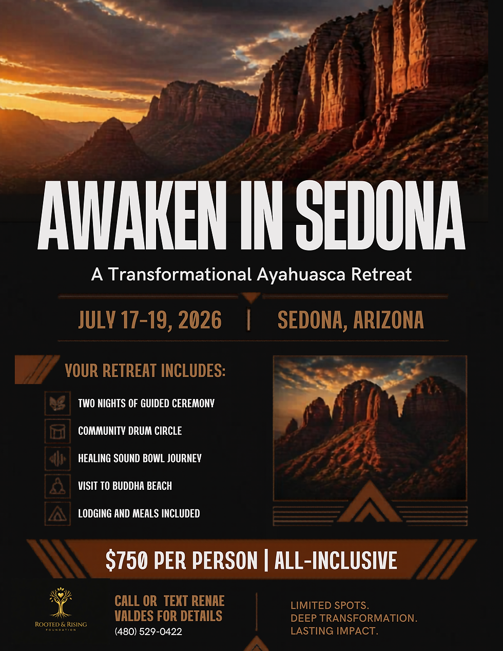 July 2026 Sedona Ayahuasca Retreat