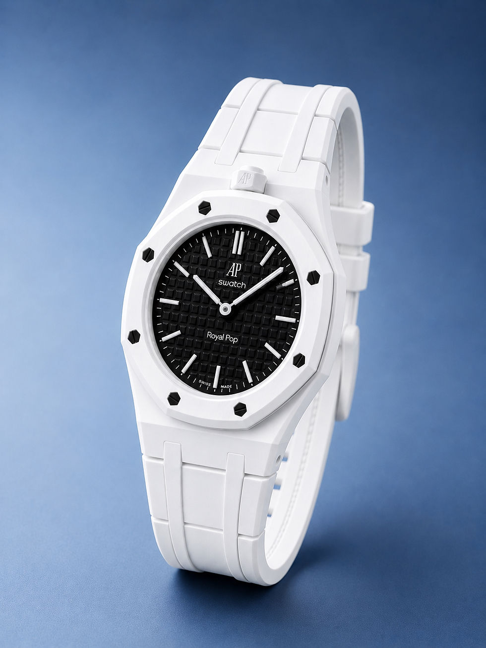 Thumbnail: The White Royal pop rubber strap