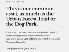 Update on the Kaiser Woods Trail