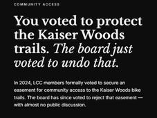 We Might Lose The Kaiser Woods Trail