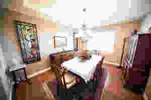 Dining Room With Vintage Styled Furniture