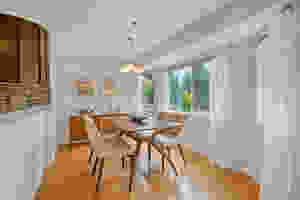 White And Brown Dining area Remodel Concept