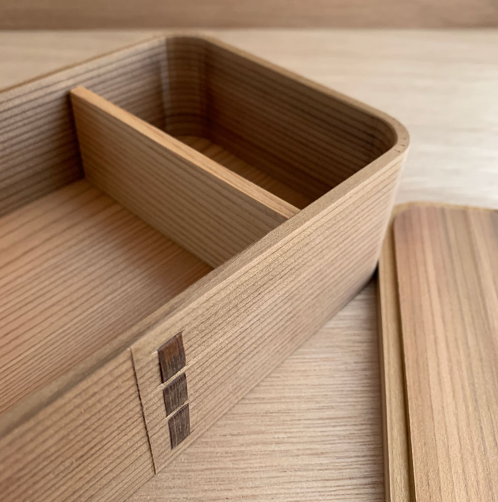 Miniature : Cedar 1-Tier Wood Bento Box by Shibata Tamaki (TD)