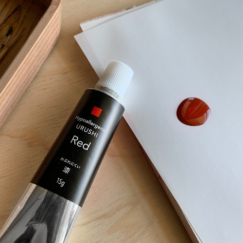 Hypoallergenic Urushi - RED Urushi Japanese Lacquer - low allergy ...