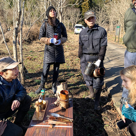 Cours de Kintsugi dans la forêt d'Urushi