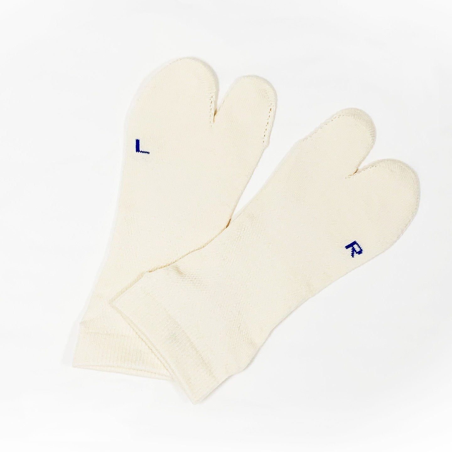 Ivory White ankle tabi performance socks - Japanese Tabi Socks