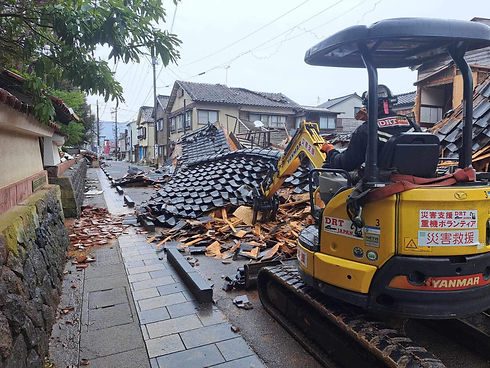 Noto earthquake disaster relief, rebuilding after earthquake, 2024 Noto earthquake, earthquake recovery donation