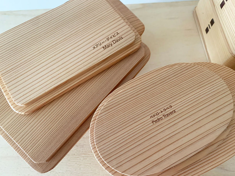 Miniature : personalized wood bento box, name engraving, personalized gift