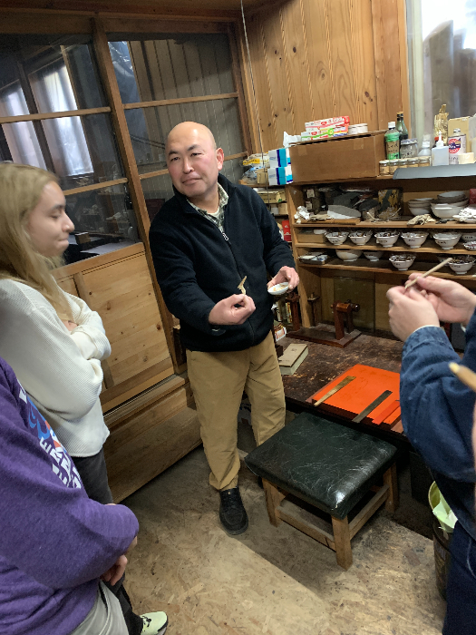 Japan lacquer artisan studio visit