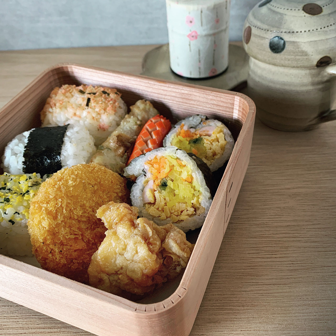 wooden bento box, Japanese lunch box